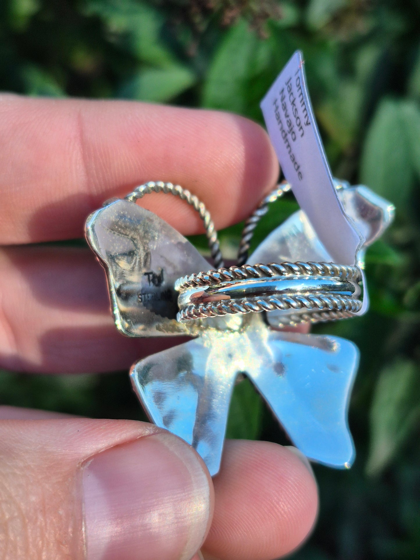 Kingman Butterfly Ring adjustable