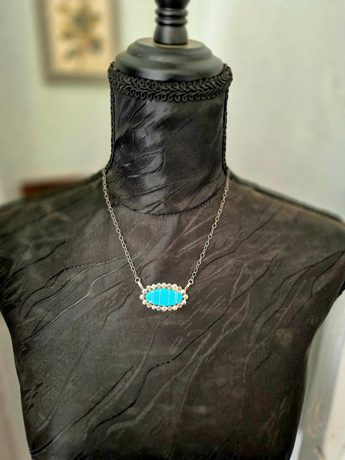 Inlay Bar Necklace