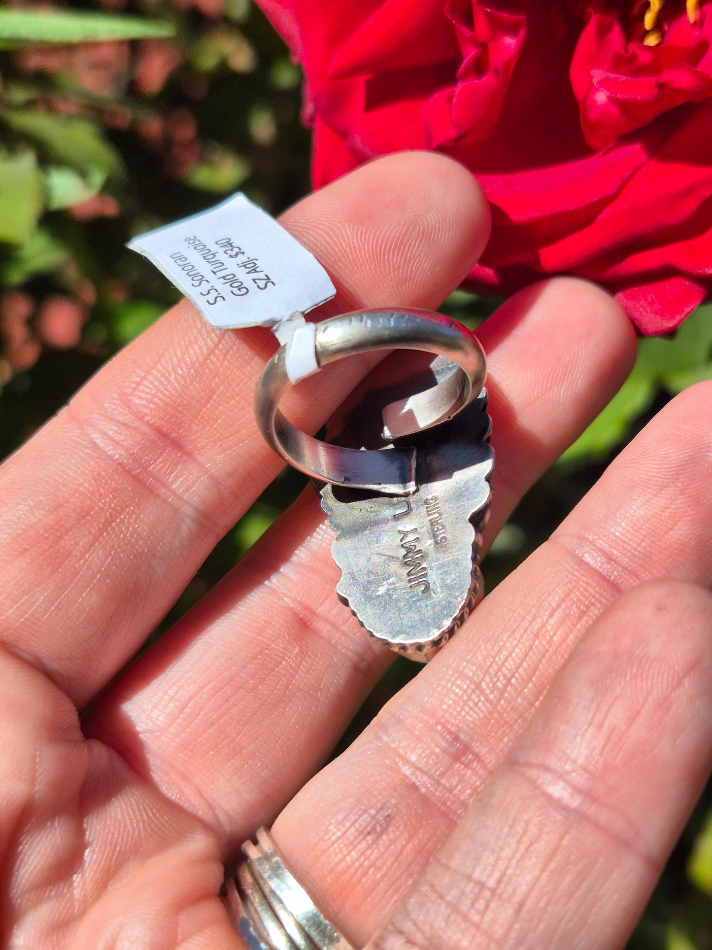 Sonoran Gold Feather Ring- O/S