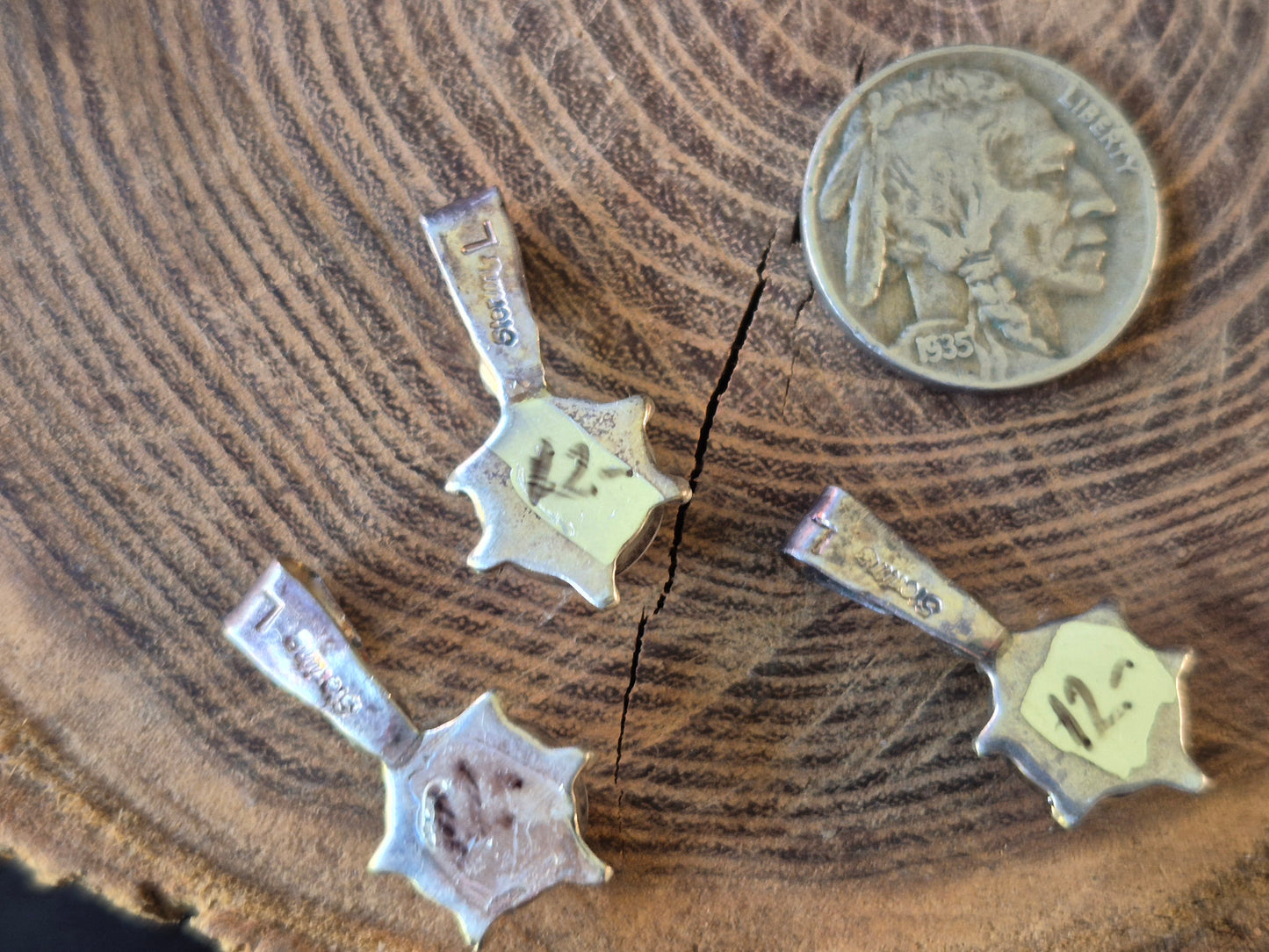 Pink MOP Turtle Pendants
