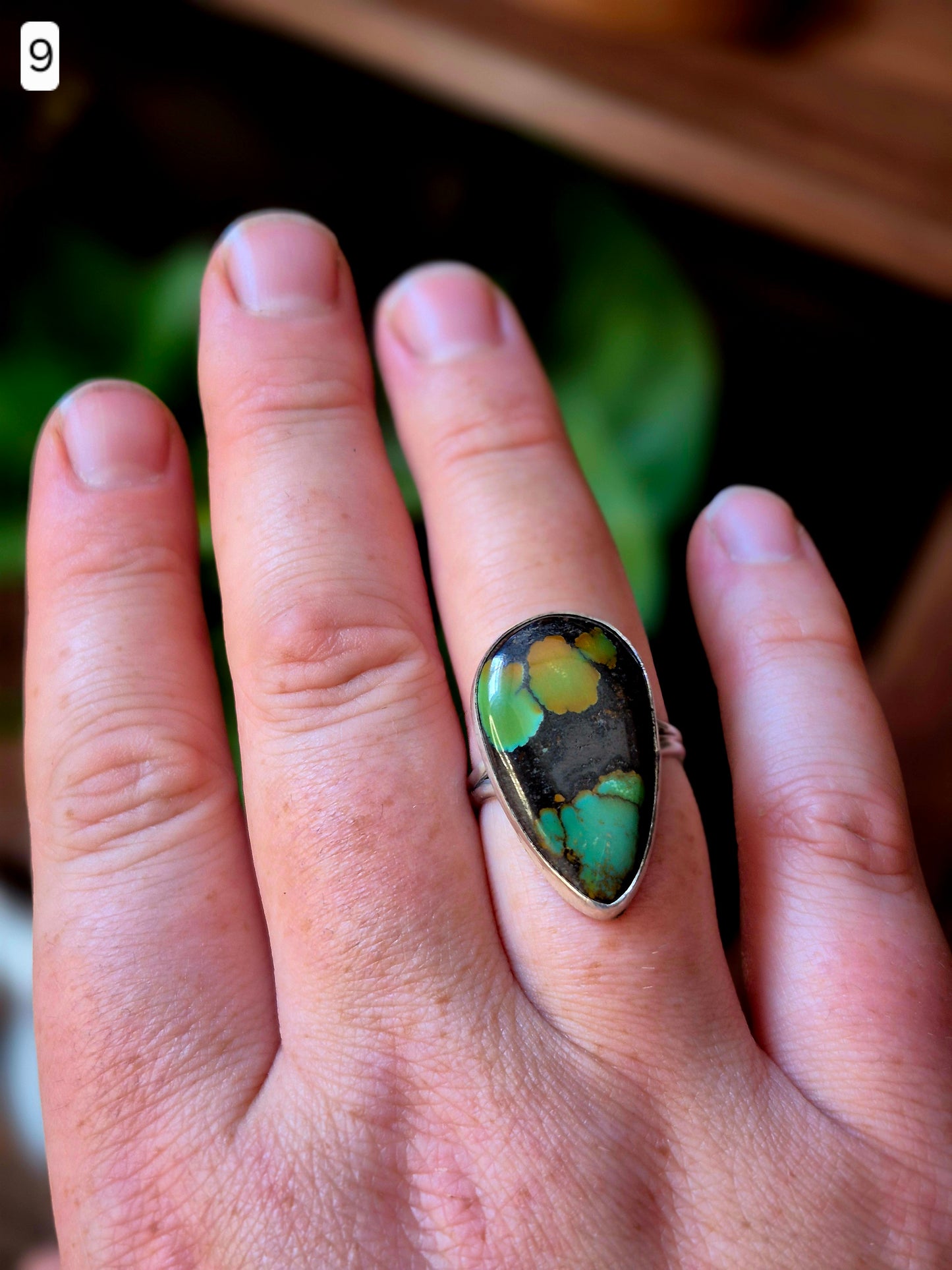 Polychrome Hubei Ring sz 9