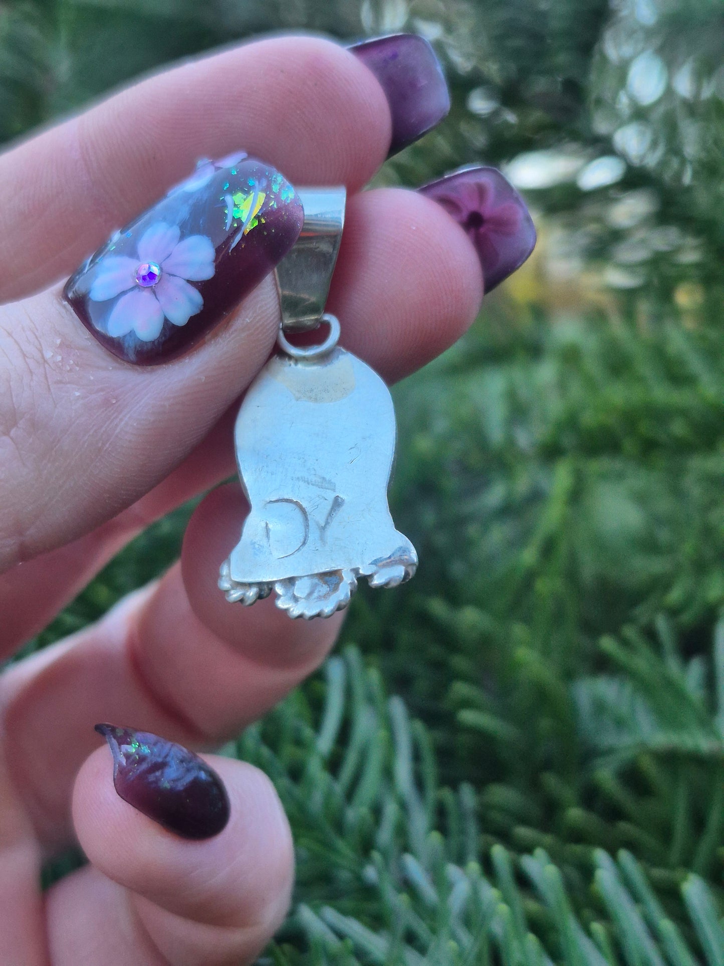 Purple Spiny Pendant