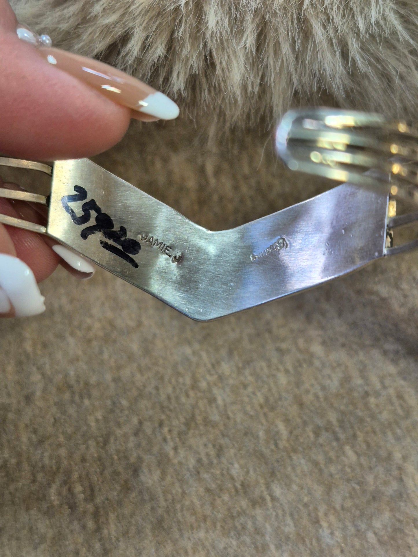 Hot Pink Opal Cuff - 6.5"