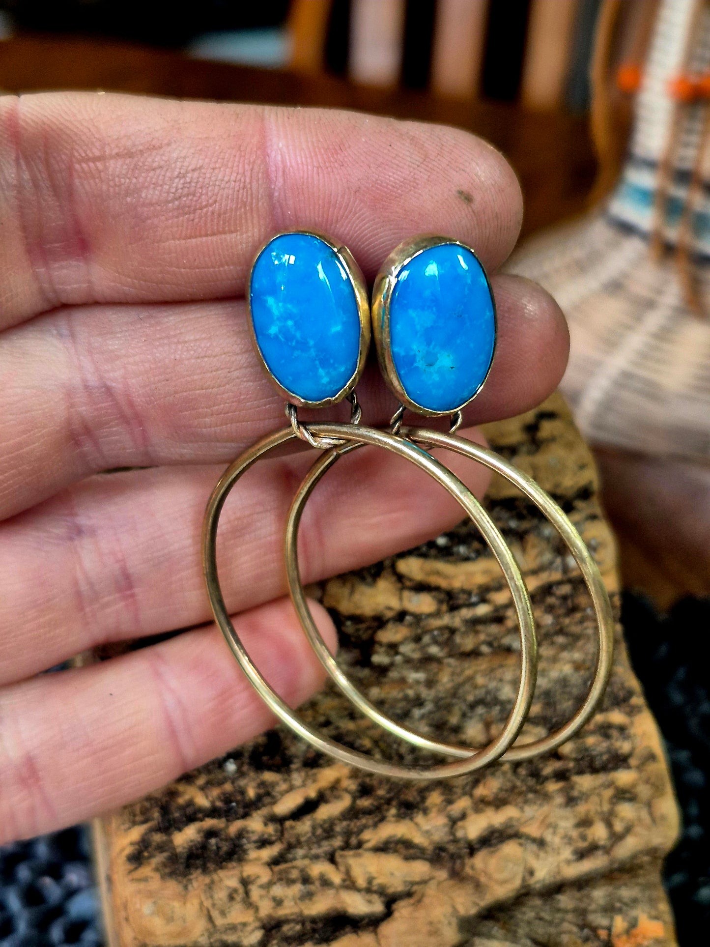 Kingman & Brass Hoops