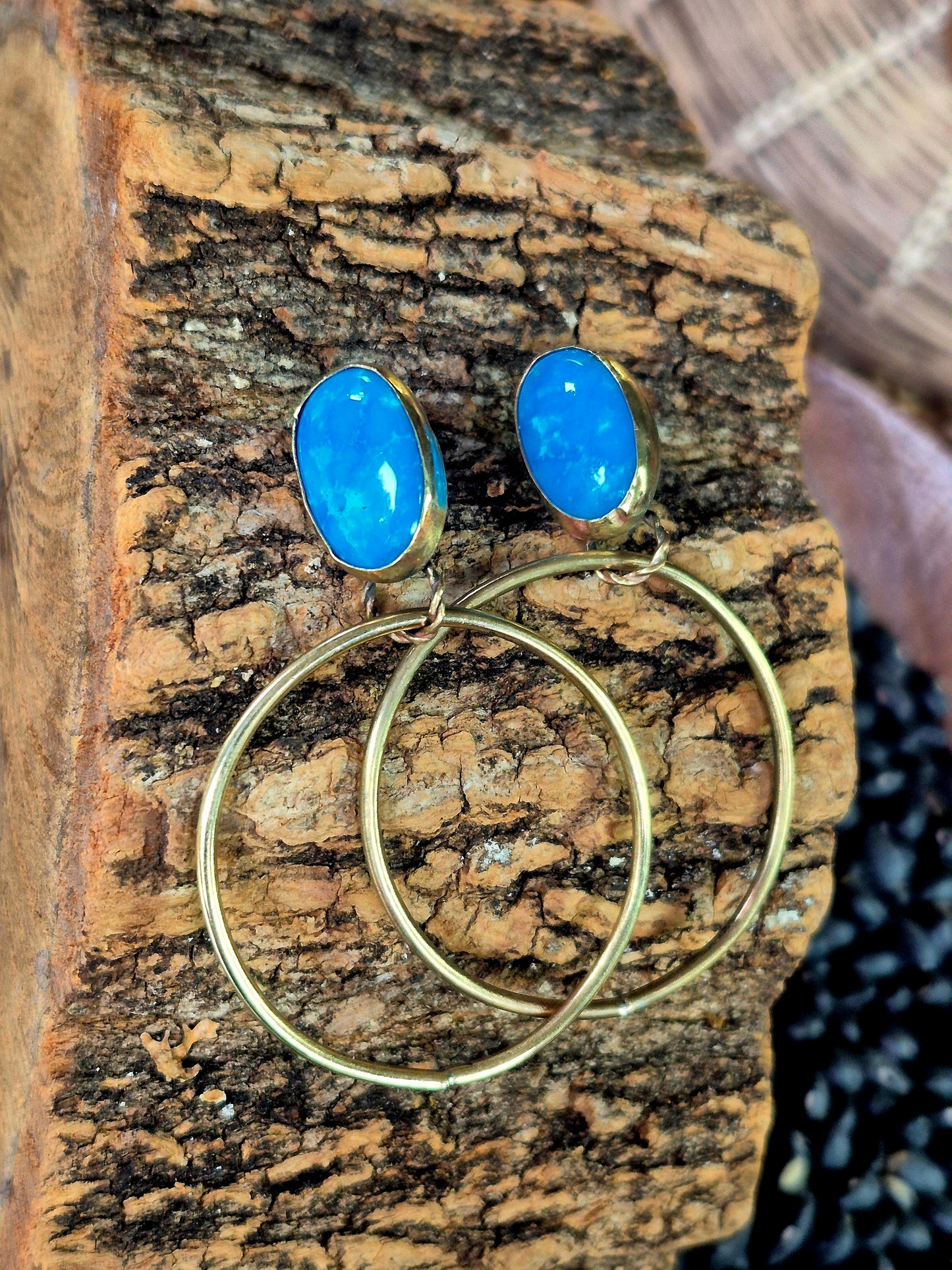Kingman & Brass Hoops