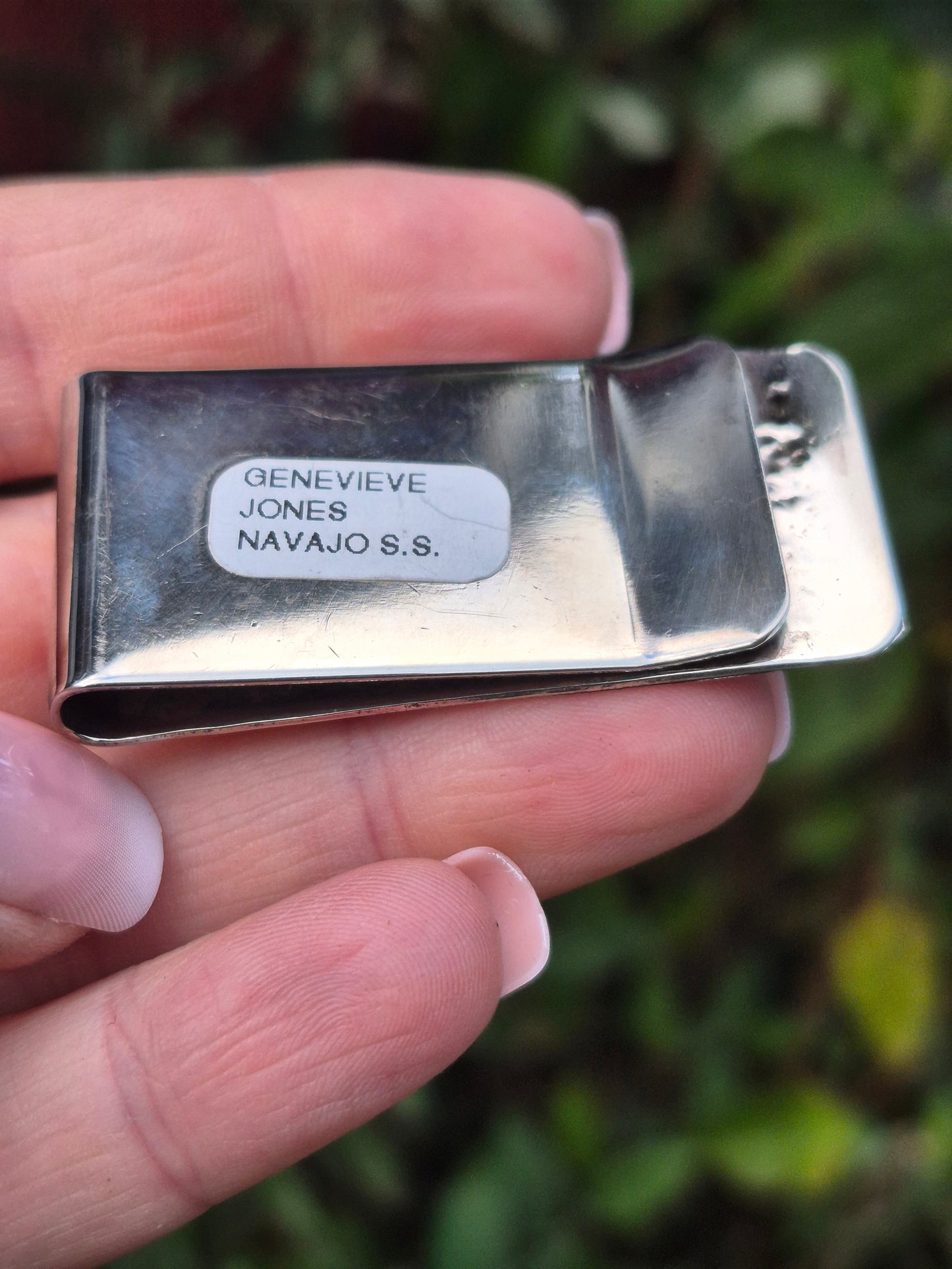 12k gold & sterling Money Clip