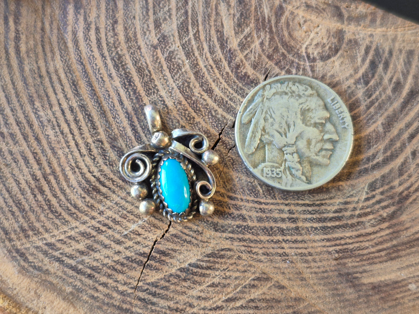 Dainty Turquoise Pendant