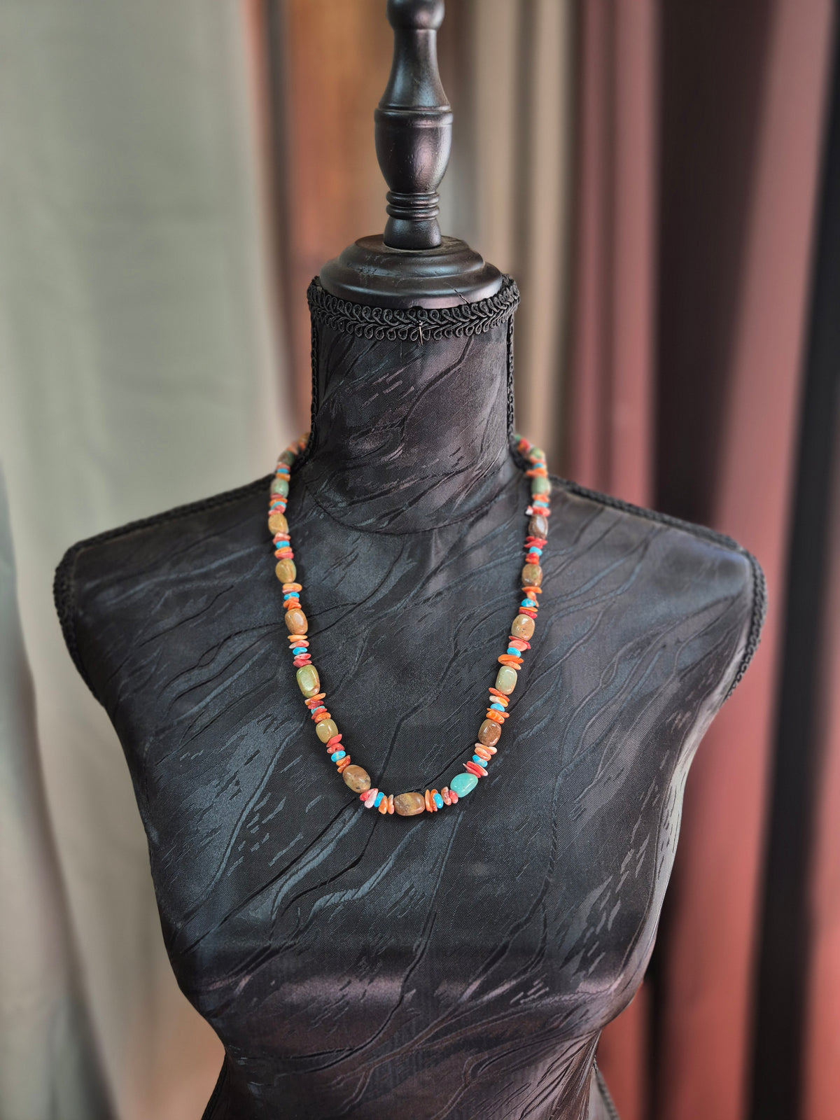 Turquoise & Spiny Necklace