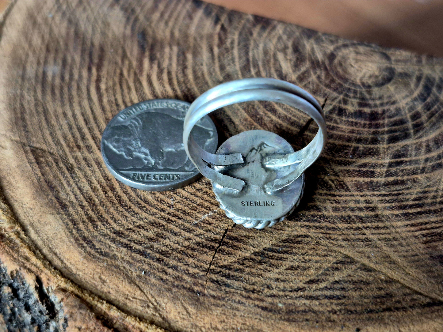 Abalone Ring - sz 9.5