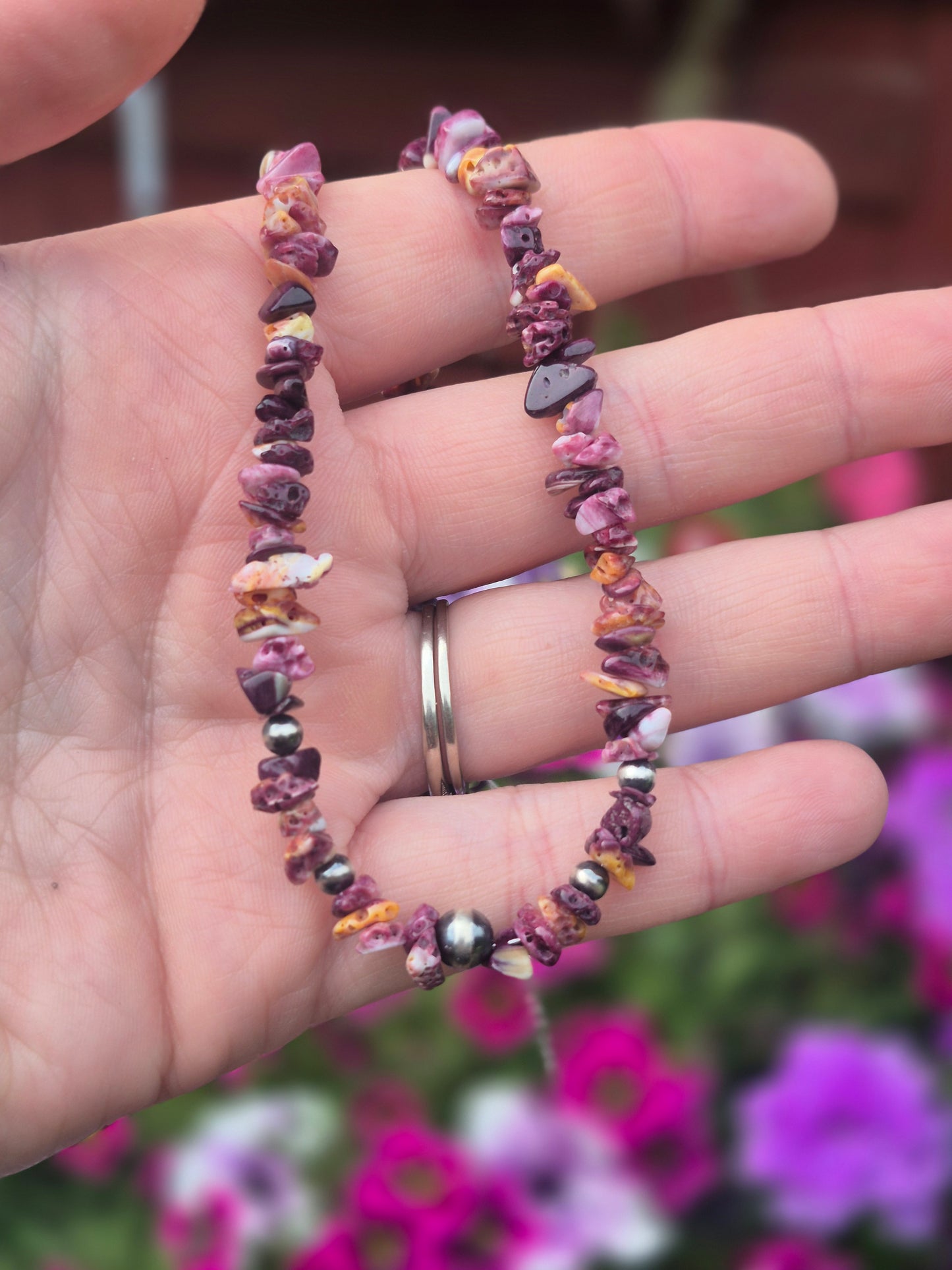 Purple Spiny Necklace