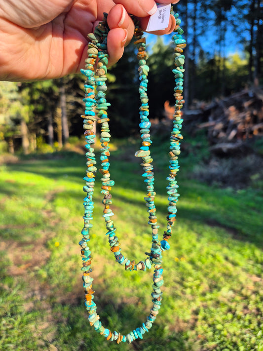 Kingman chip necklace XL 38"