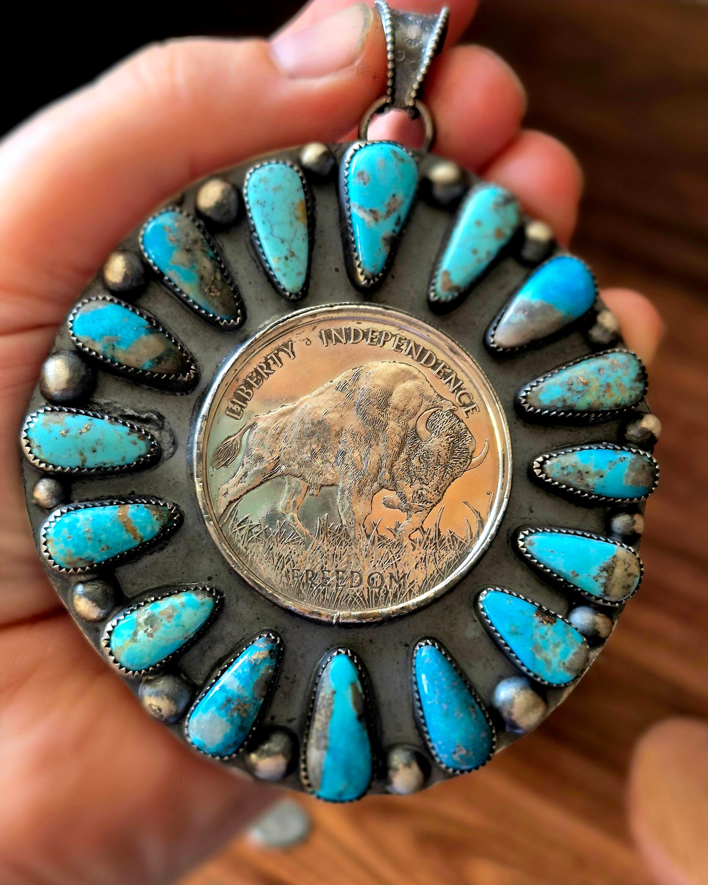 Massive Morenci Cluster Pendant