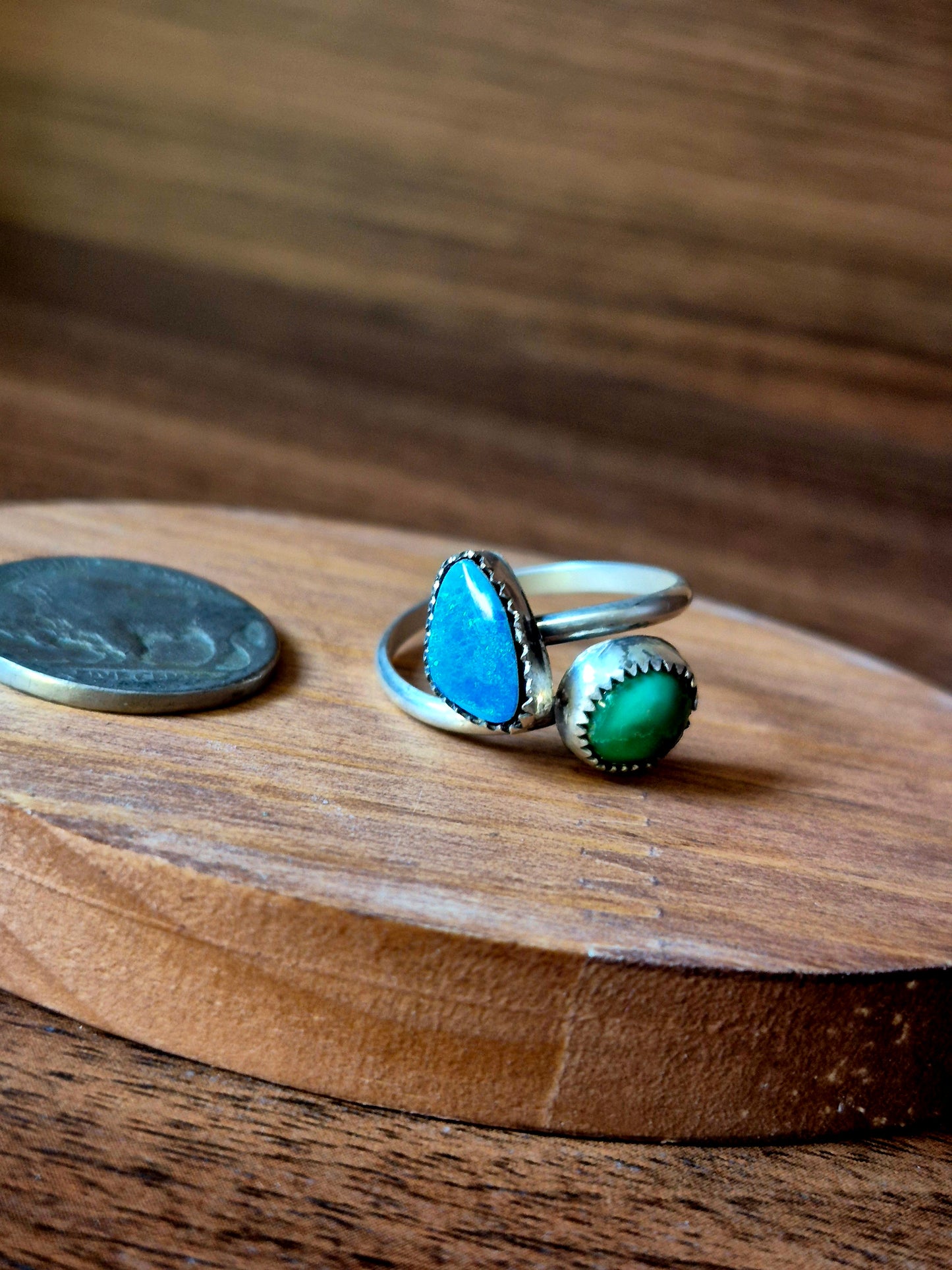 Opal & Sonoran Bypass Ring