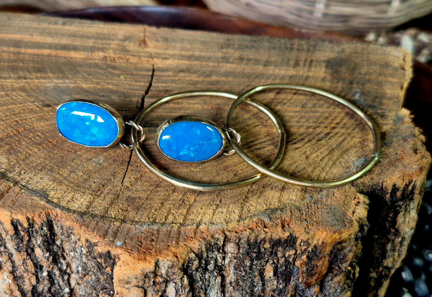 Kingman & Brass Hoops