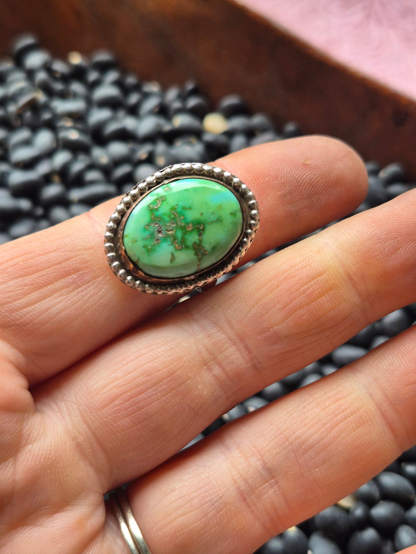 Verde Valley mixed metals ring adjustable