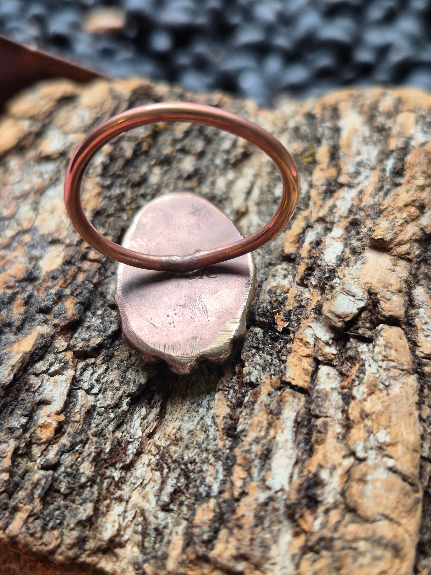 Boulder Turquoise ring sz 8