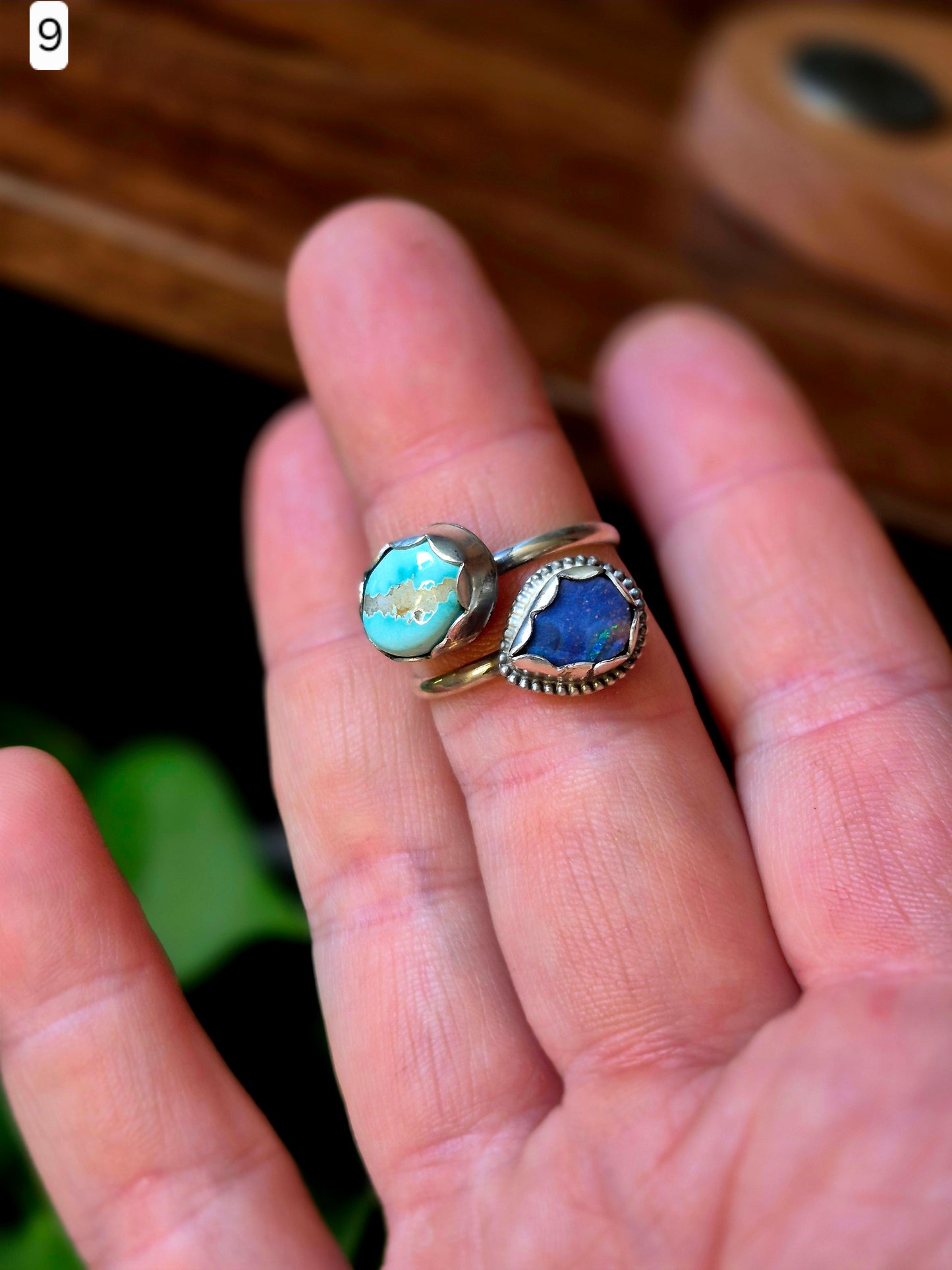 Carico Lake & Opal Bypass Ring