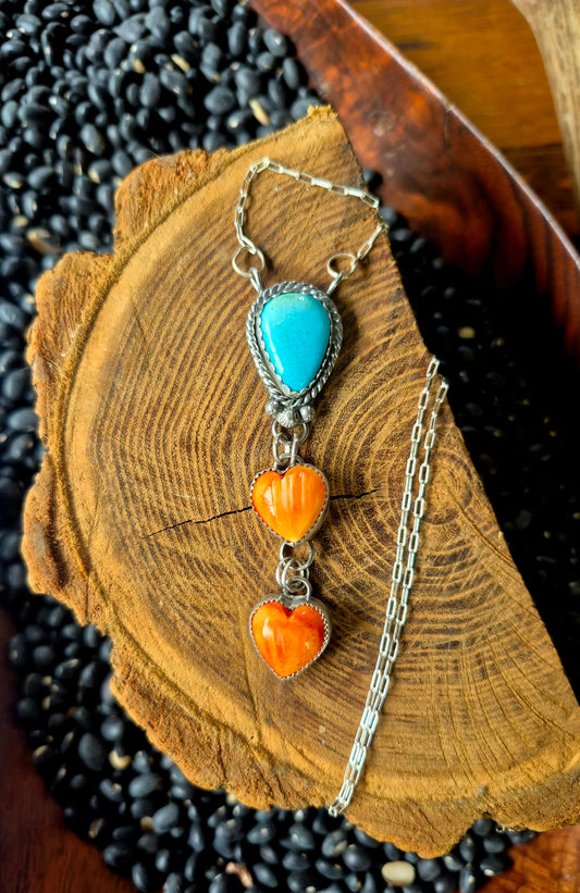 Kingman & spiny necklace