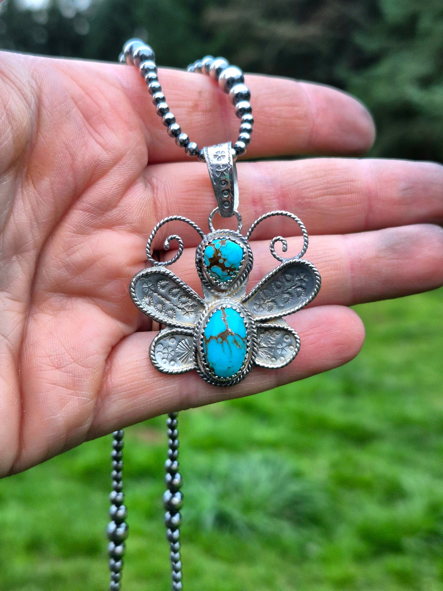 Kingman Butterfly Pendant