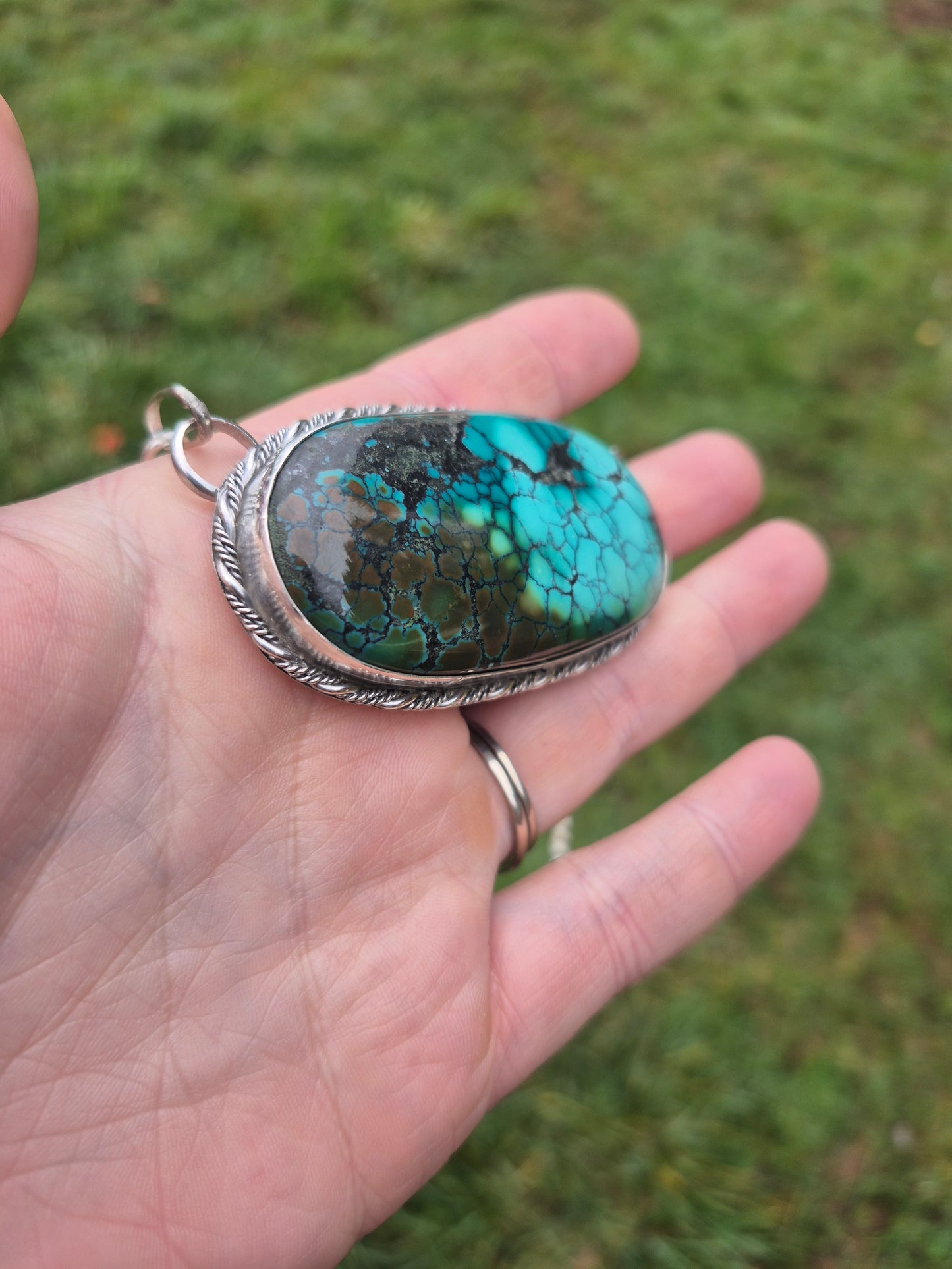 XL Hubei Turquoise Statement Necklace