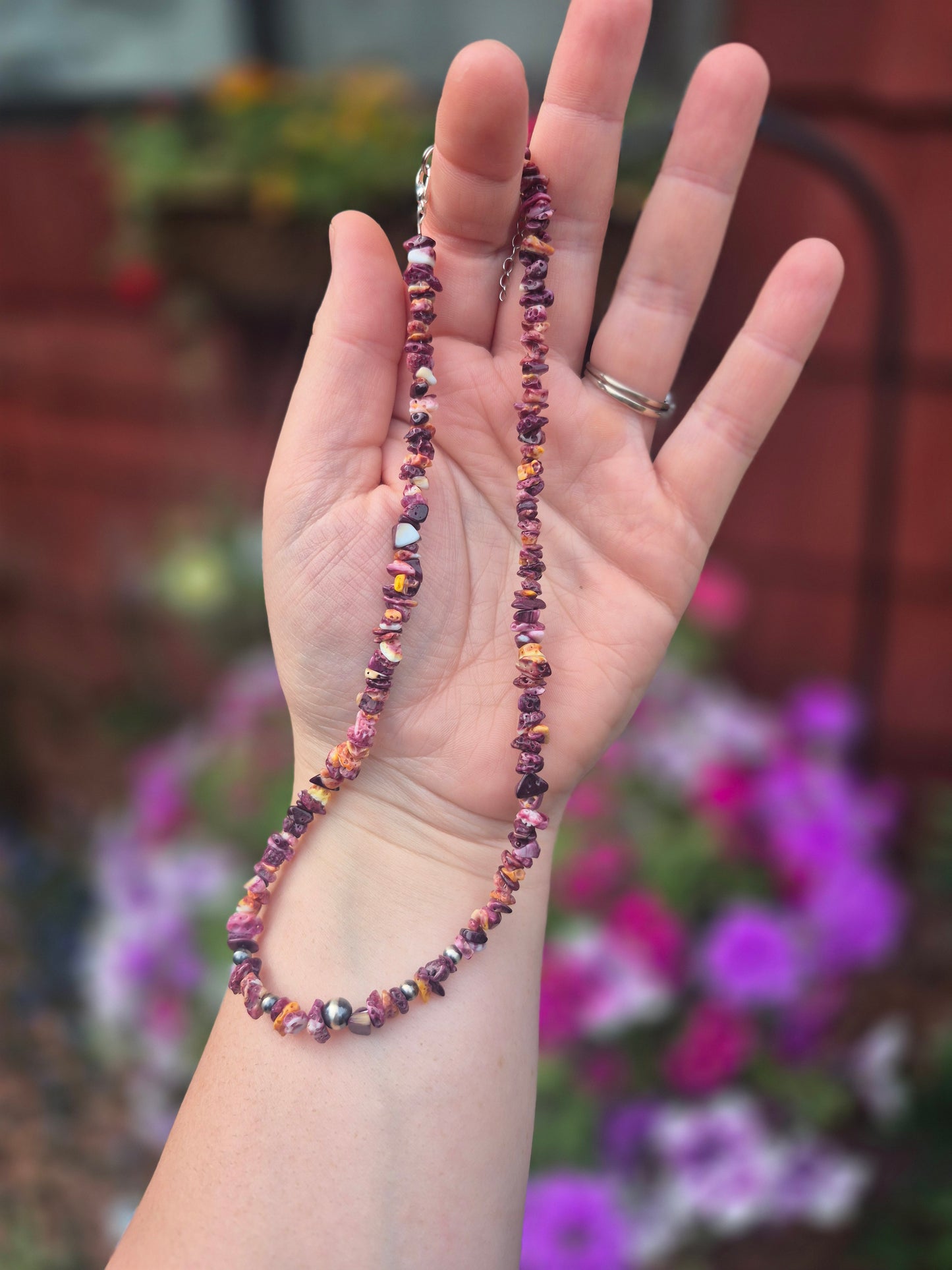 Purple Spiny Necklace
