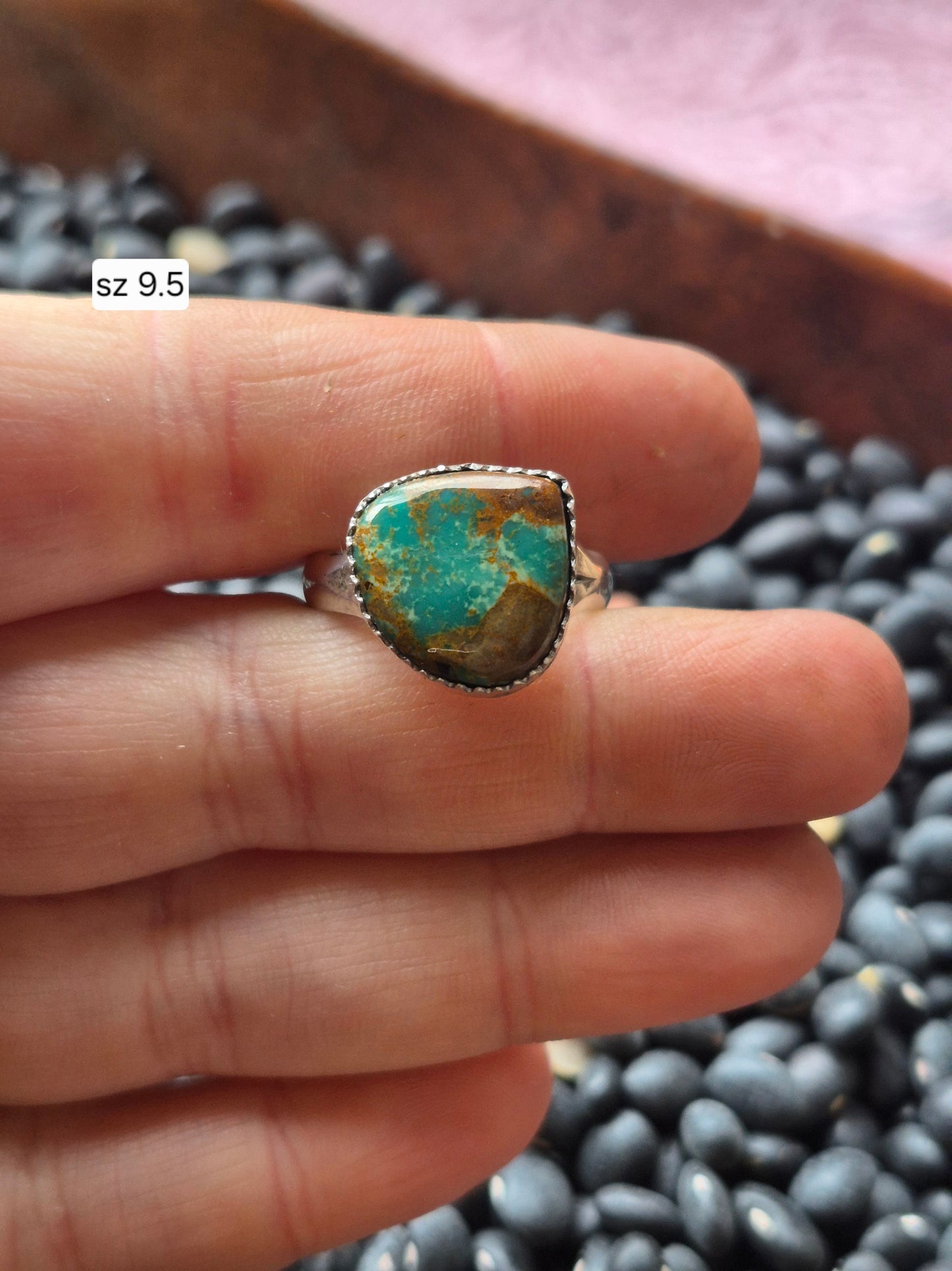 Patagonia Turquoise Ring sz 9.5