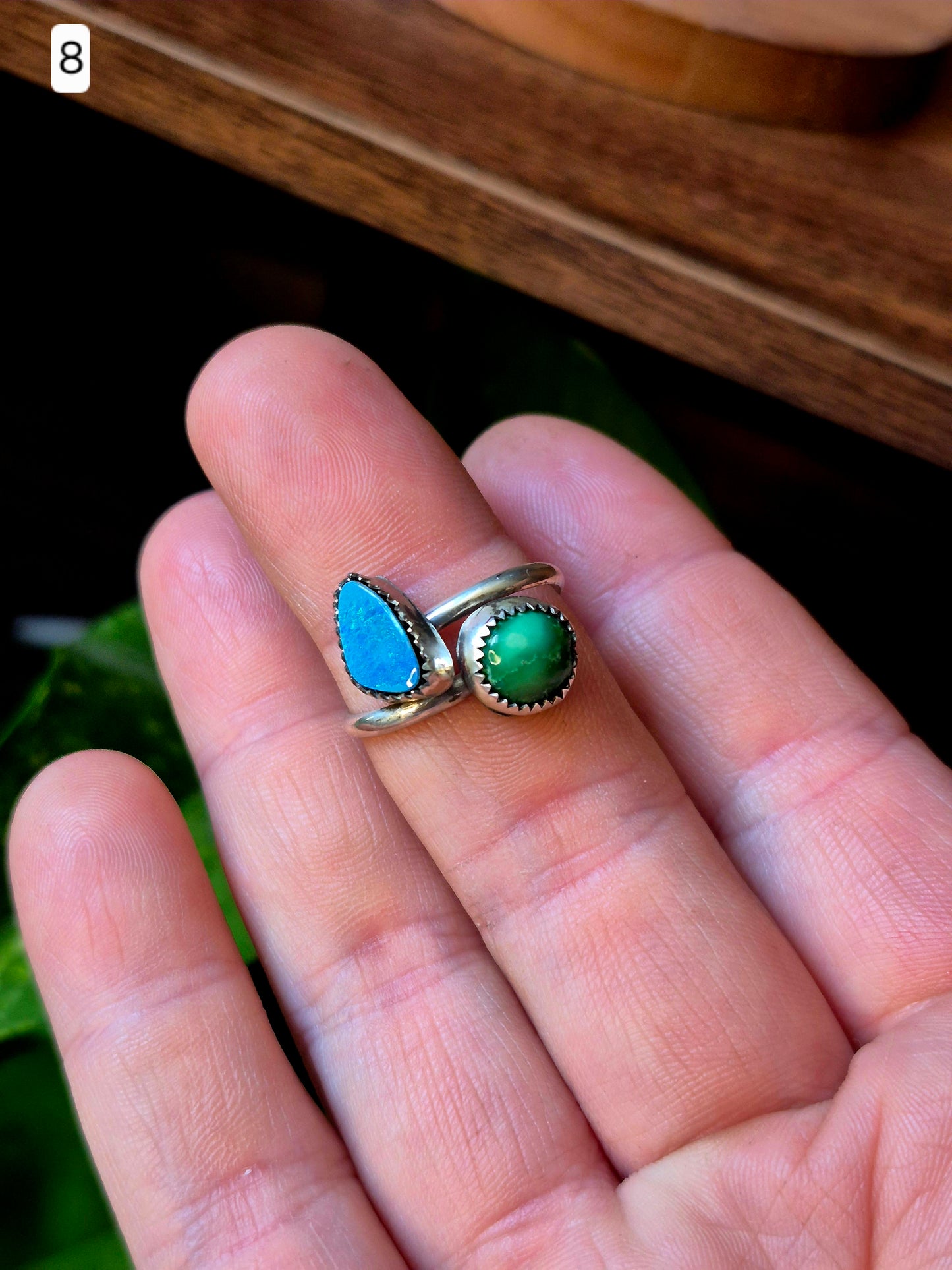 Opal & Sonoran Bypass Ring