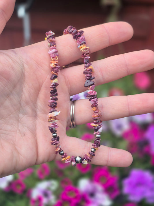 Purple Spiny Necklace