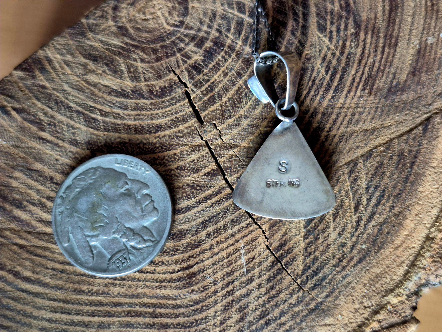 Inlay Opal Pendant