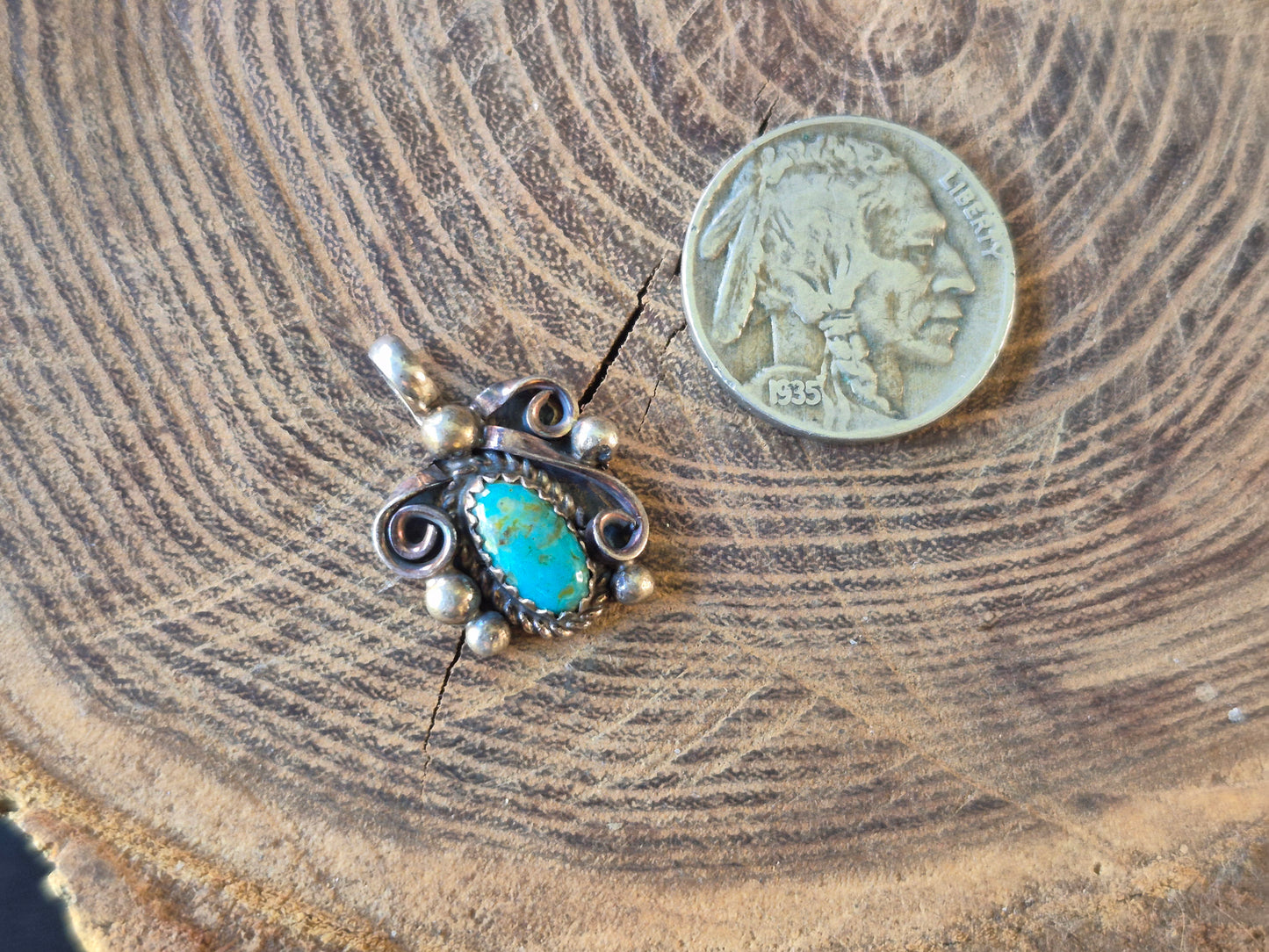 Dainty Turquoise Pendant
