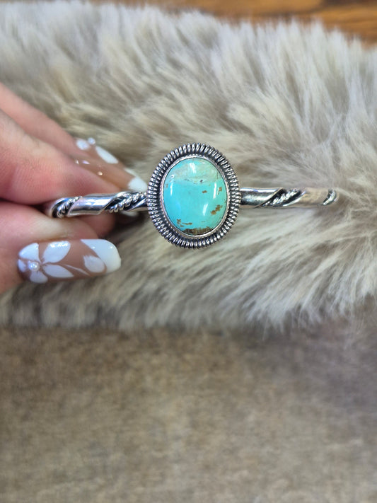 Turquoise Twisted cuff