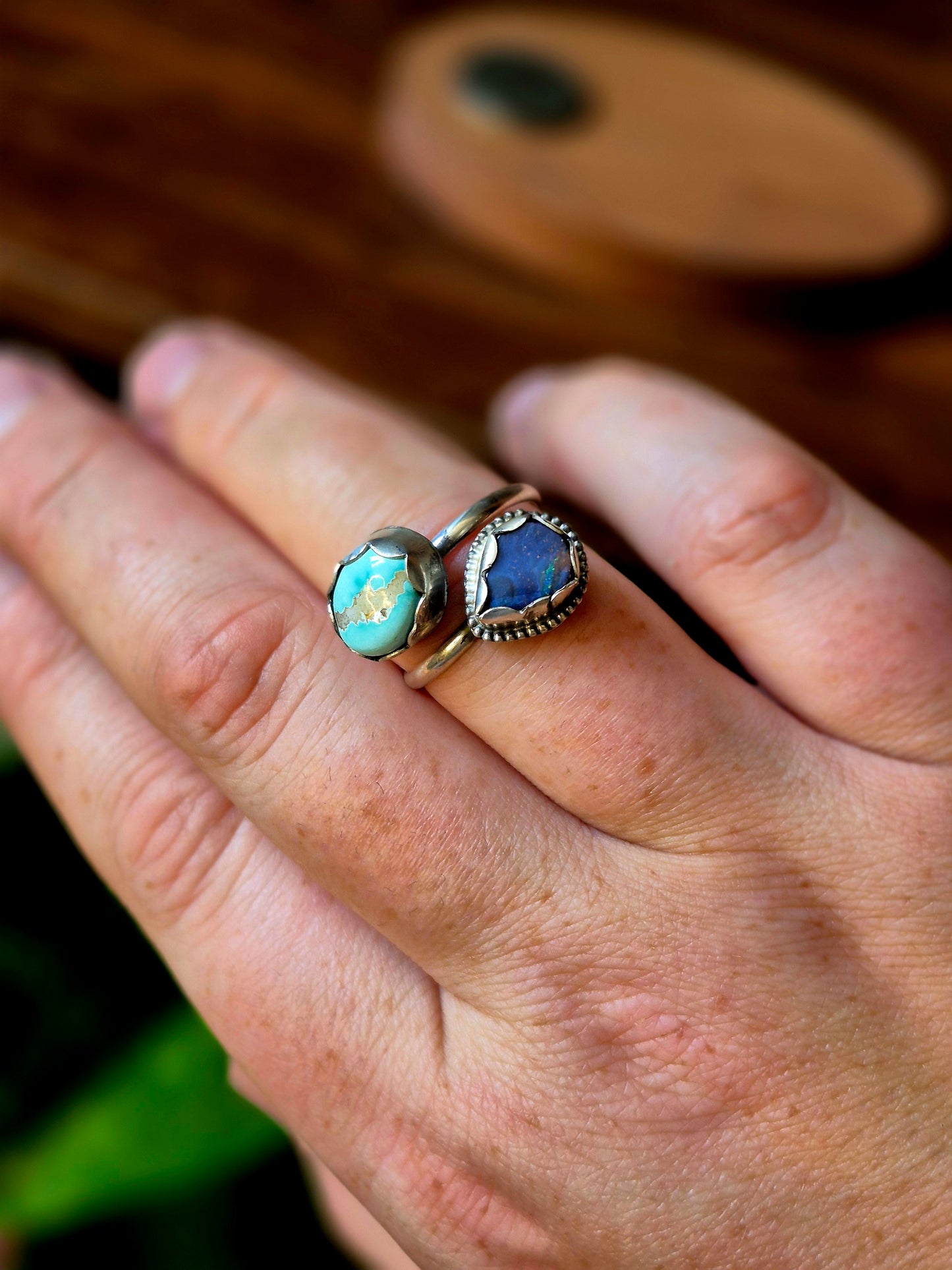 Carico Lake & Opal Bypass Ring