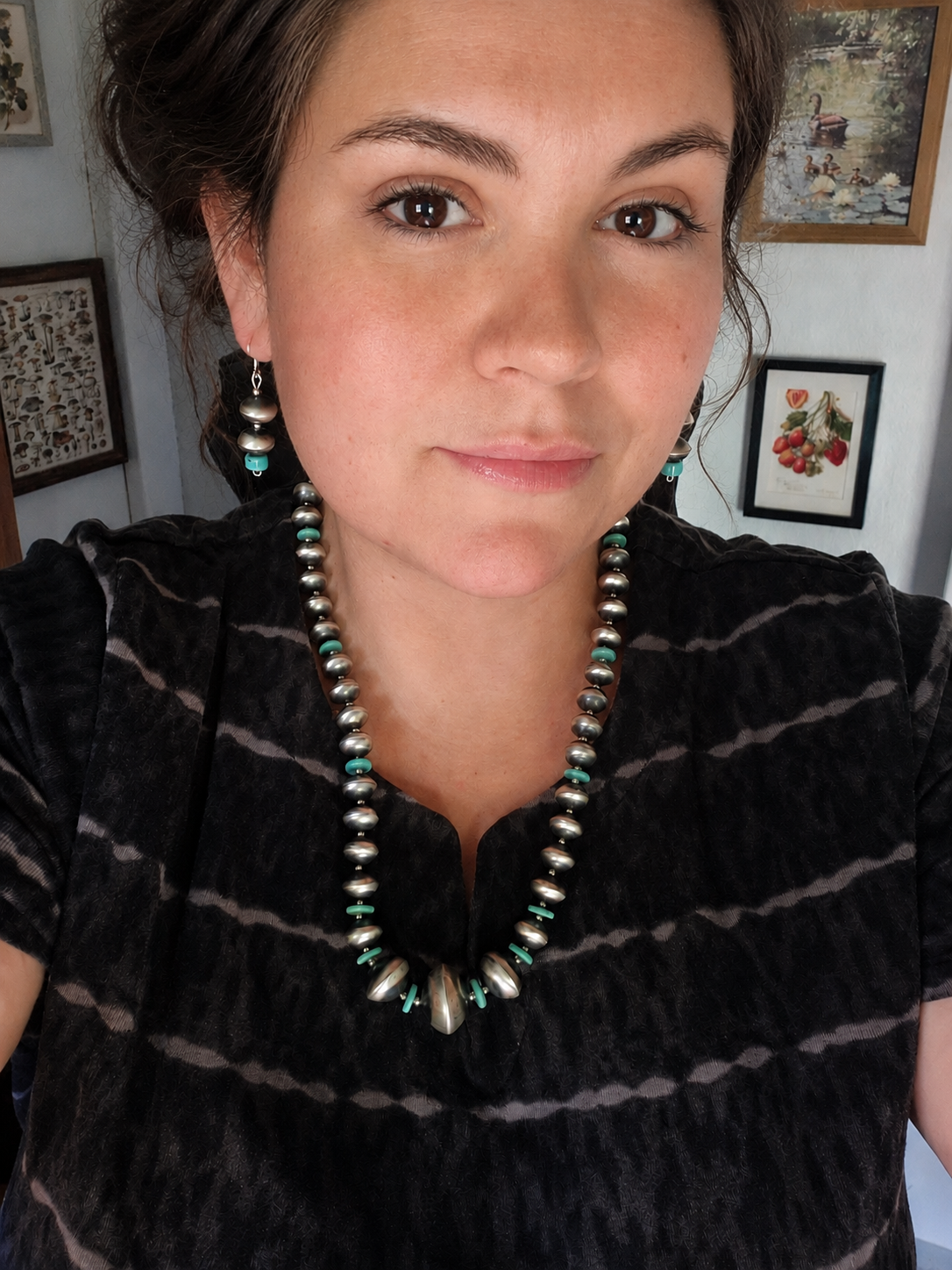 Handmade Pearls & Turquoise Set