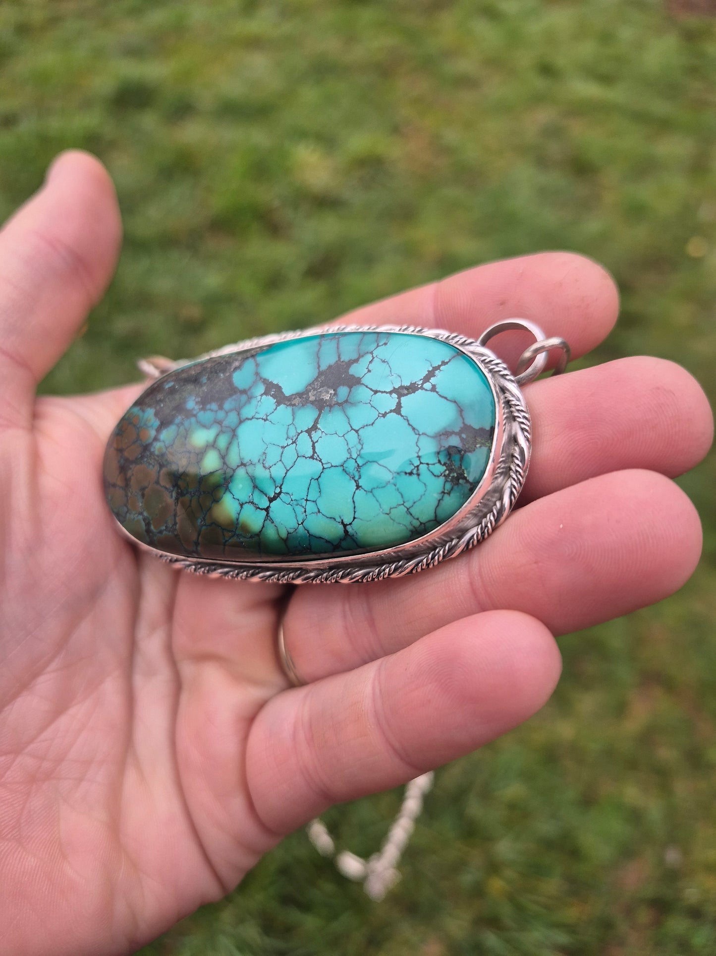 XL Hubei Turquoise Statement Necklace