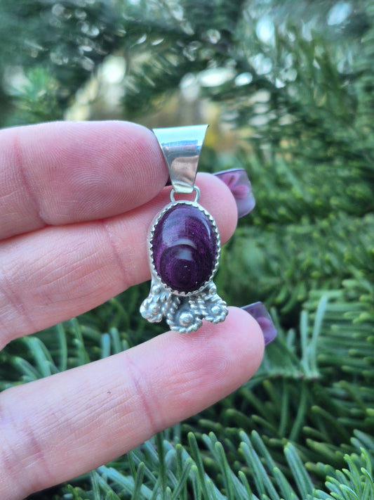 Purple Spiny Pendant