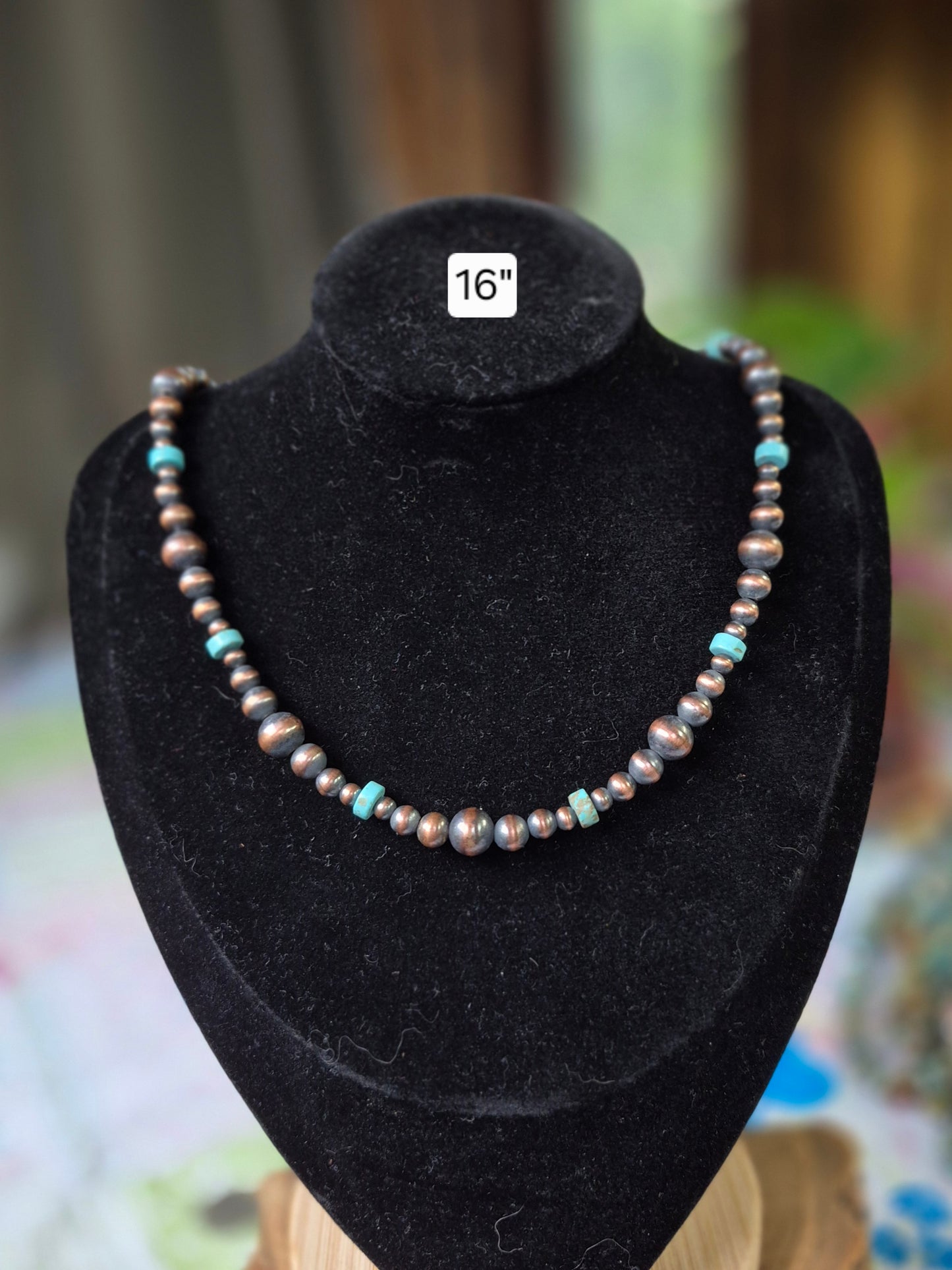 Copper & Turq Stacker
