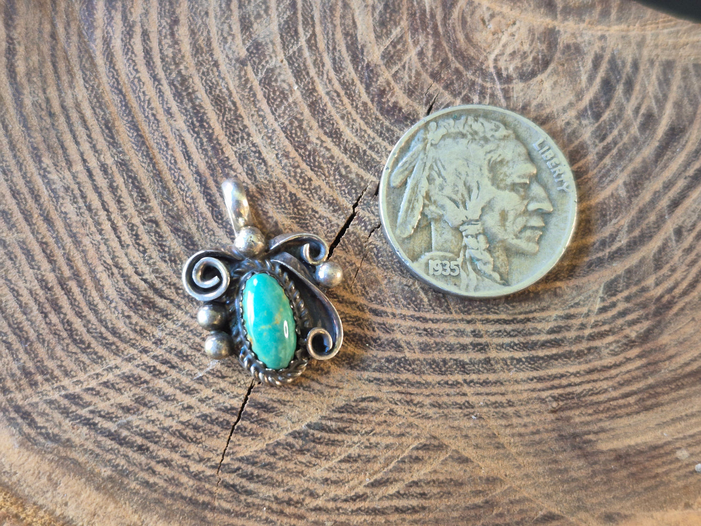 Dainty Turquoise Pendant