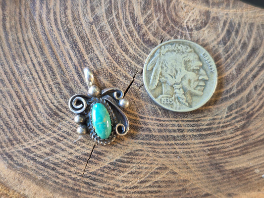 Dainty Turquoise Pendant