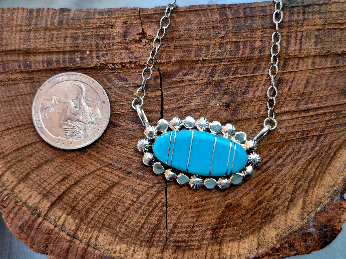 Inlay Bar Necklace