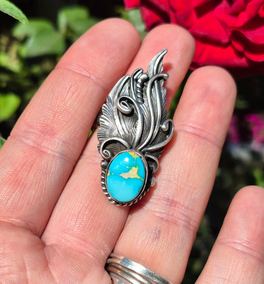 Sonoran Gold Feather Ring- O/S