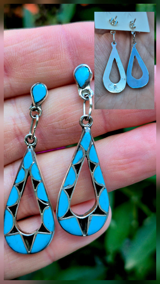 Kingman & Onyx Dangles