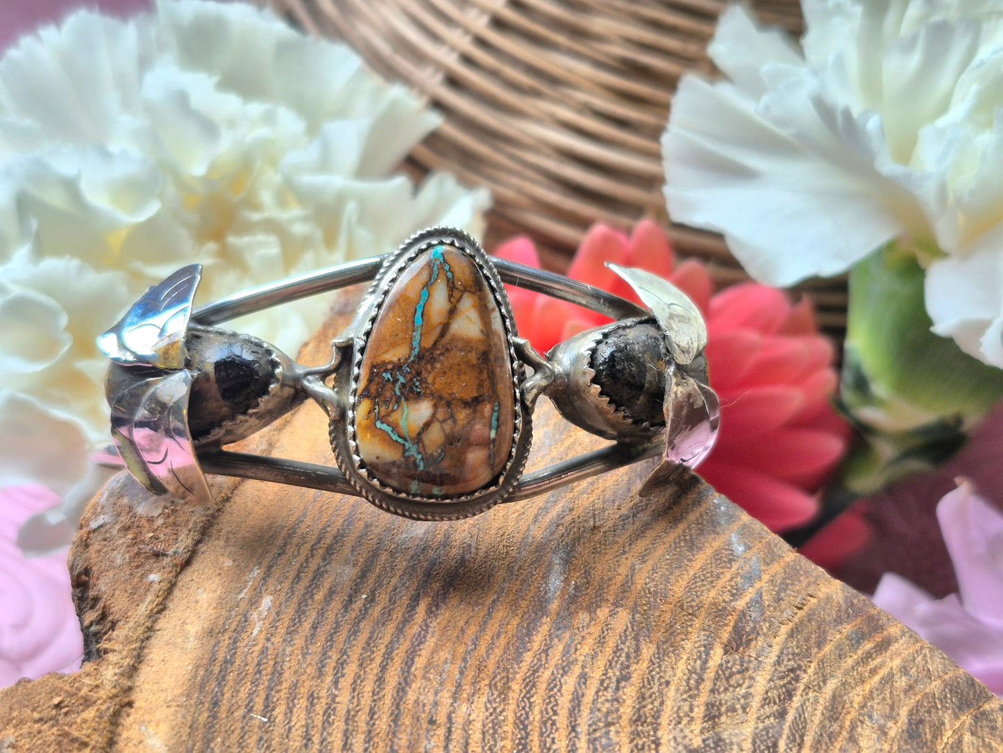 Royston Ribbon & Bumblebee Jasper cuff