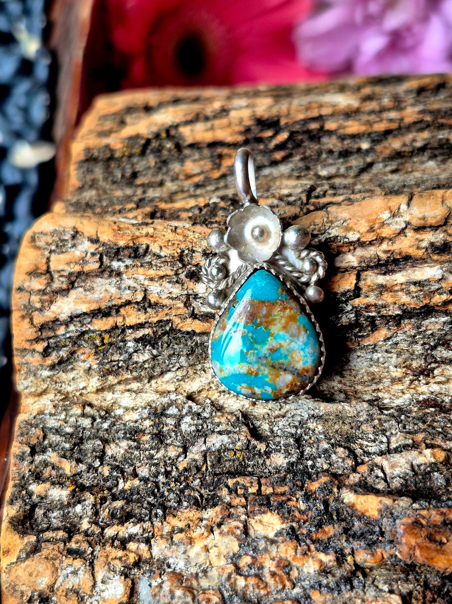Fox Turquoise Pendant