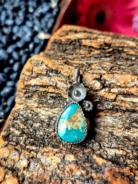 Fox Turquoise Pendant