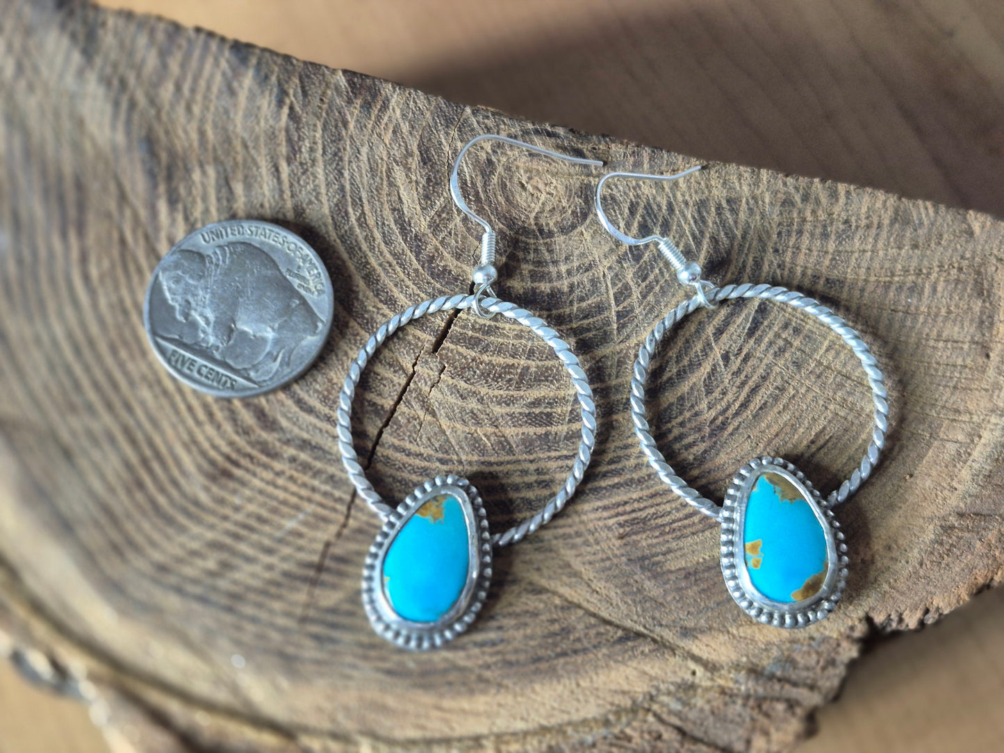 Sonoran Gem Hoop Dangles