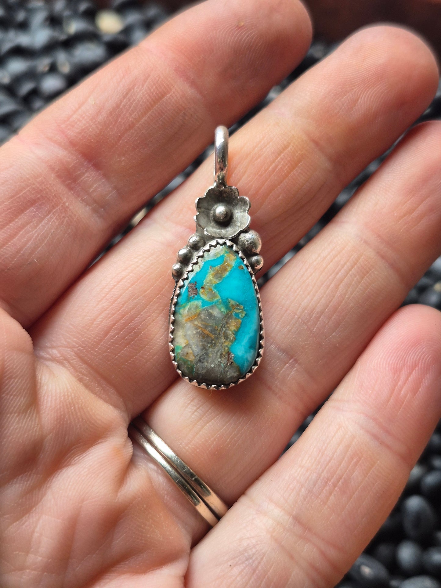 Fox Turquoise pendant