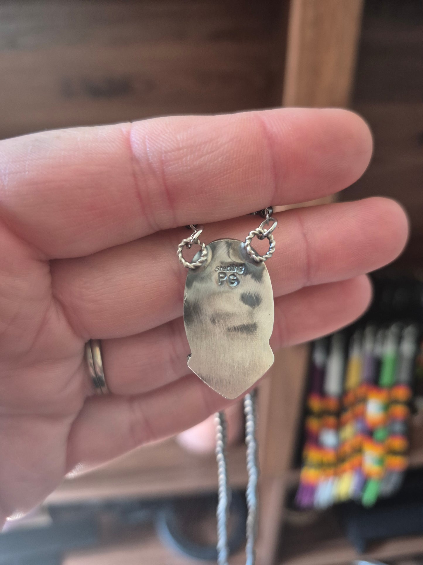 White Buffalo & Pearls Necklace