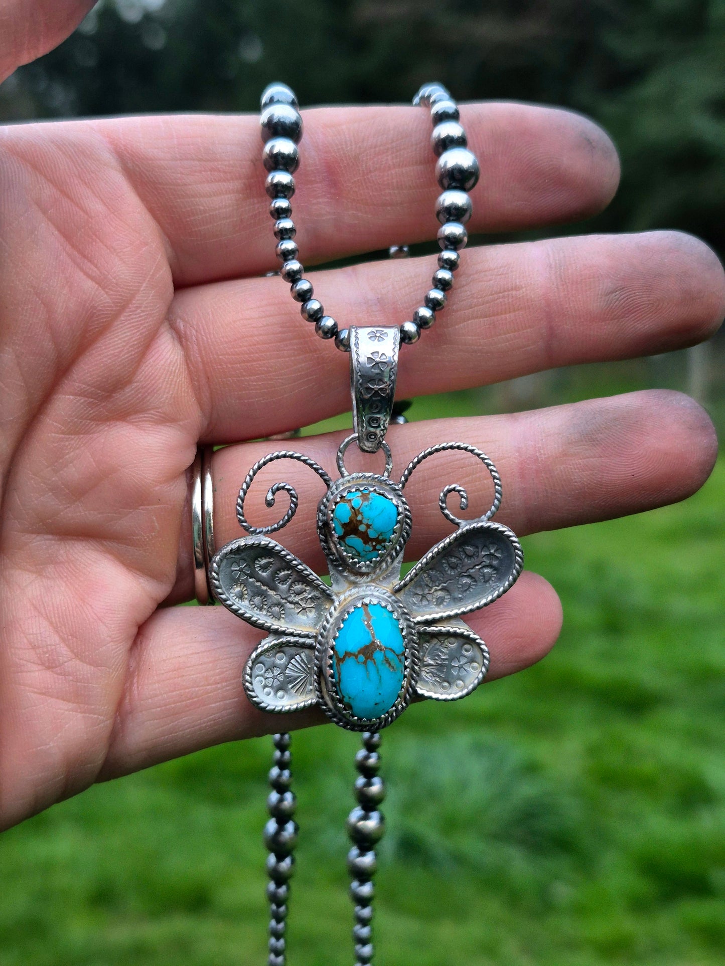 Kingman Butterfly Pendant