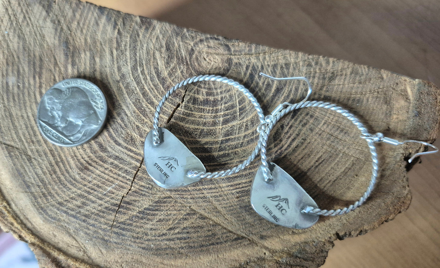 Turquoise Hoop Dangles