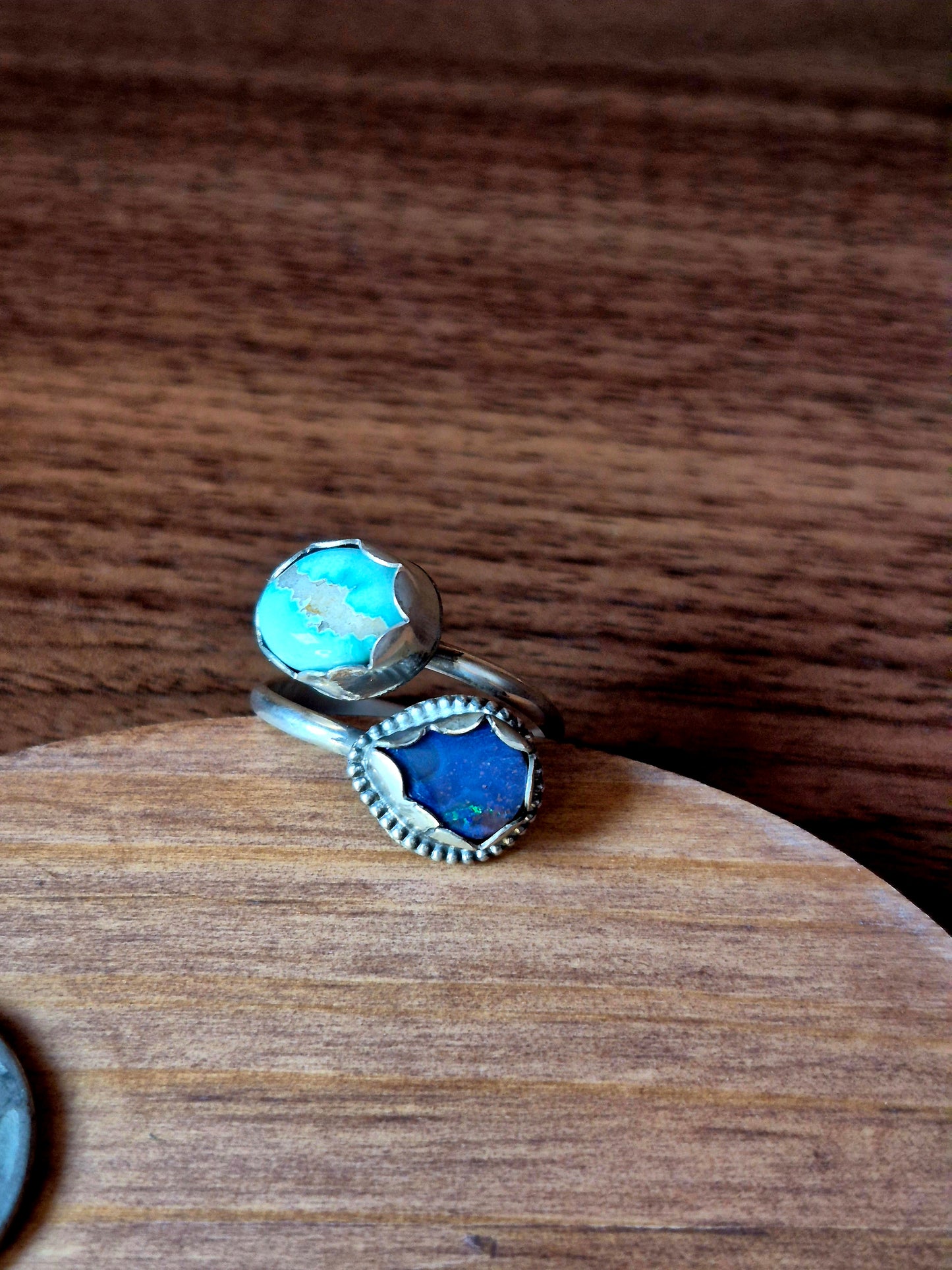 Carico Lake & Opal Bypass Ring
